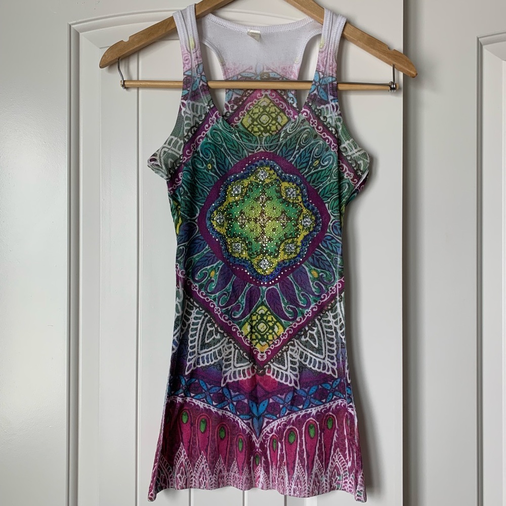 Rhinestone Tank by Miss Pinky (Small)